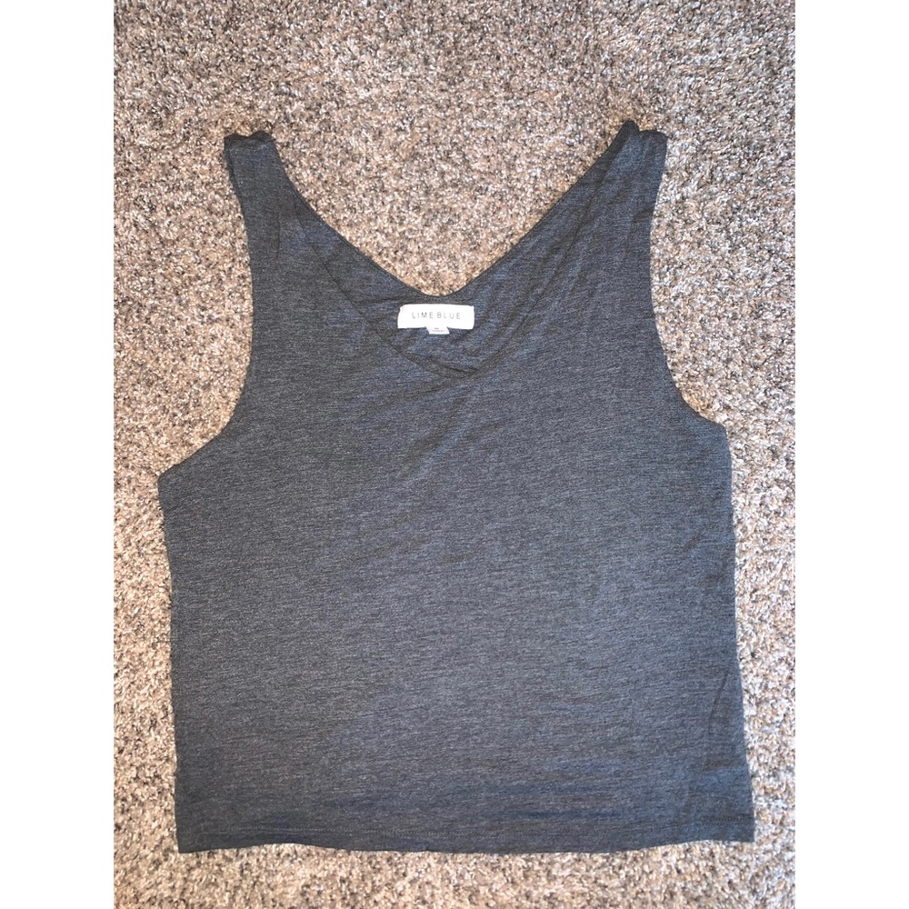Lime Blue tank from Dry Goods - size M